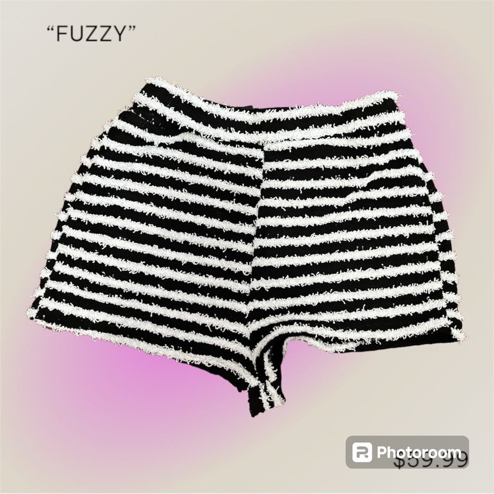 BW FUZZY MINI SHORTS